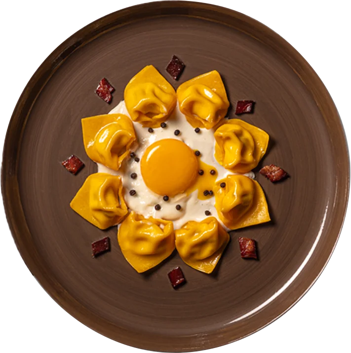Ravioli alla carbonara